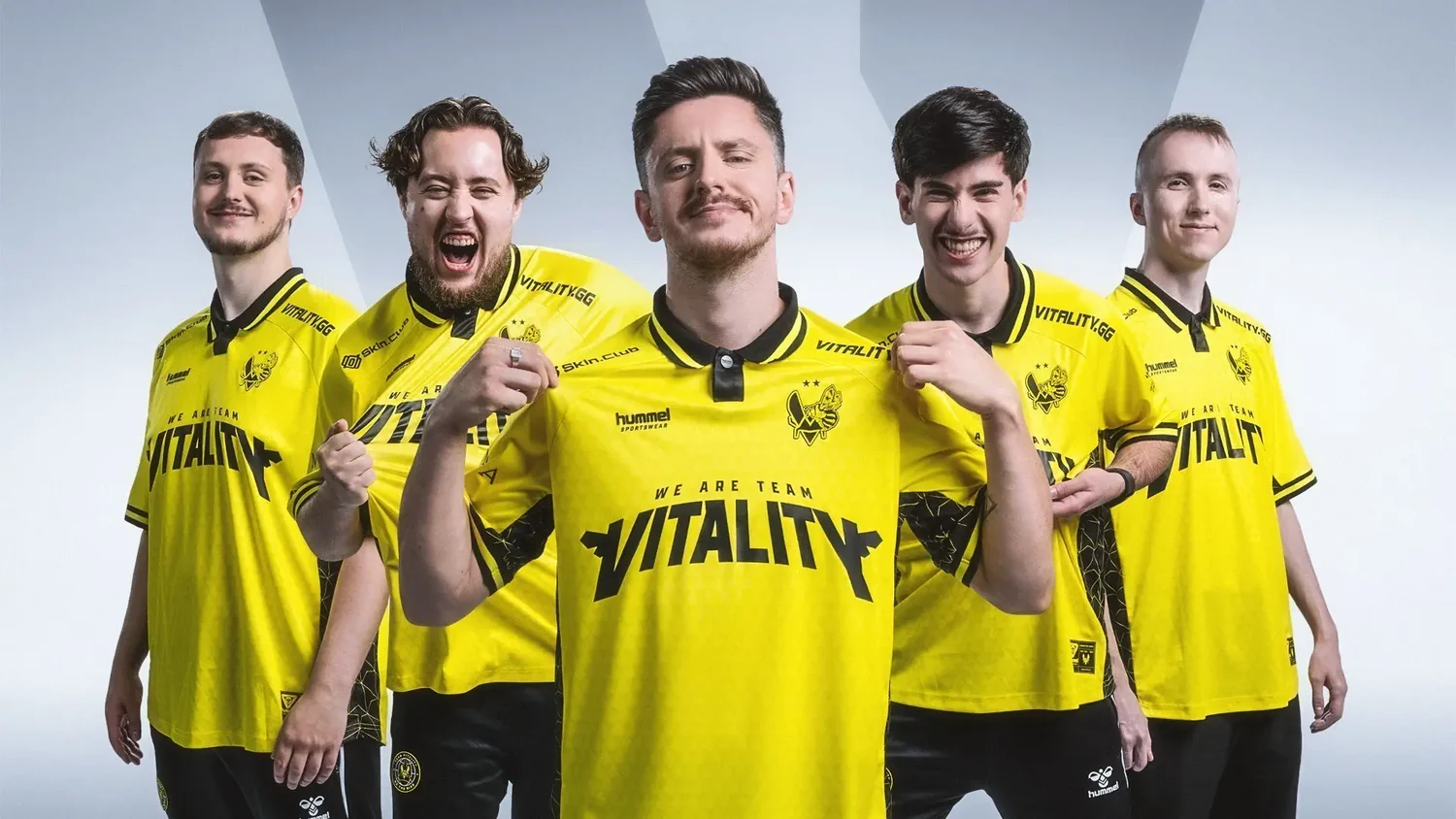 L’entrée des cinq joueurs de la Team Vitality, au BLAST Major d’Austin. Crédit photo : HLTV