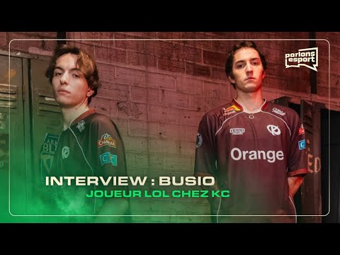 Alan "Busio" Cwalina, joueur et support de l'équipe Karmine Corp évoluant en LEC sur le jeu League of Legends de Riot Games.